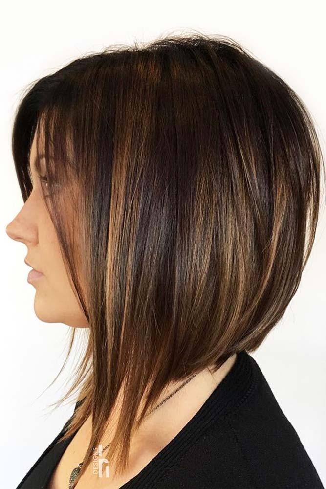 Edgy Layered Bob #bobhaircut #stackedbob #haircuts