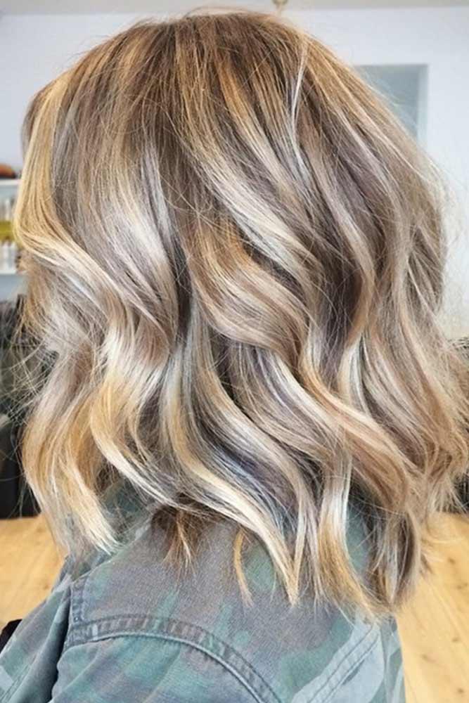Gold Blonde With Lowlights