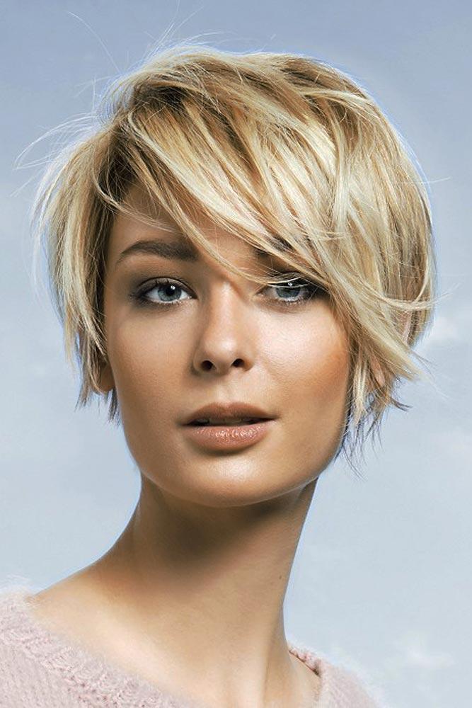 Golden Crop Pixie Haircuts