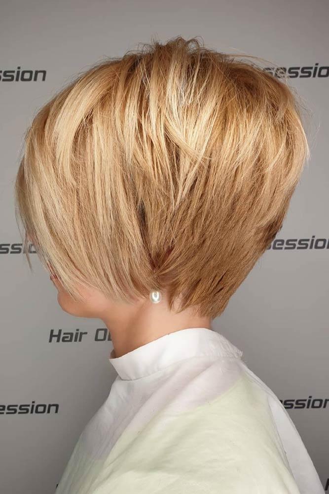 Grown Out Straight Golden Pixie #pixiecut #haircuts