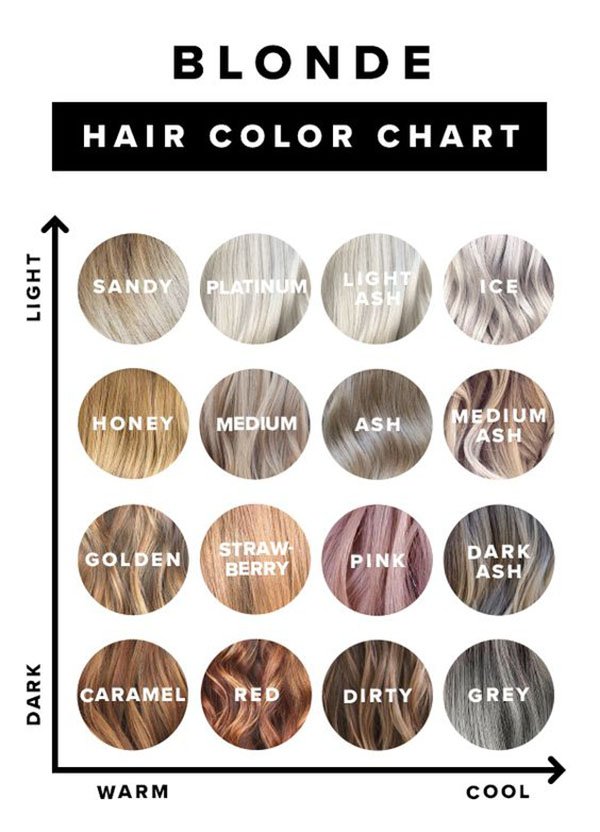 Hair Color Chart