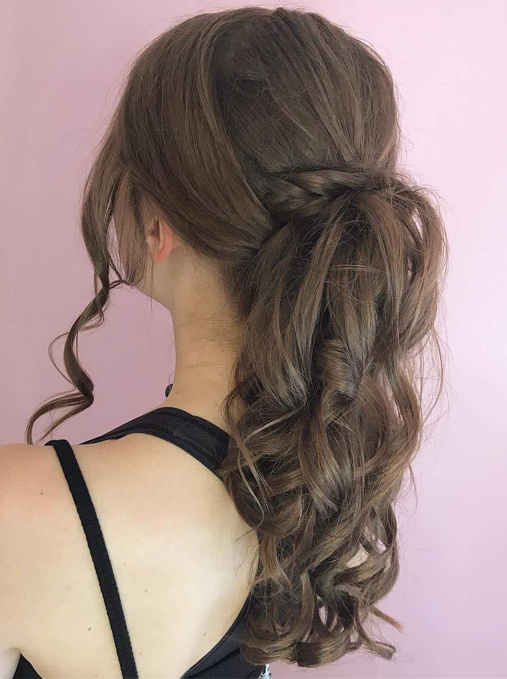 Homecoming Ponytail Updo