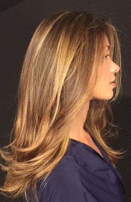 Honey Caramel Light Brown Hair Color