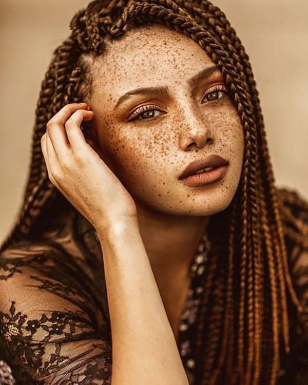 Light Brown Braided Hair