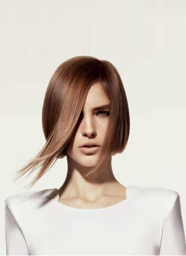 Light Brown Straight Bob