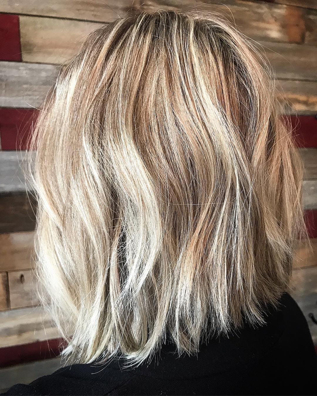 Long Bed-Head Bob With Layers