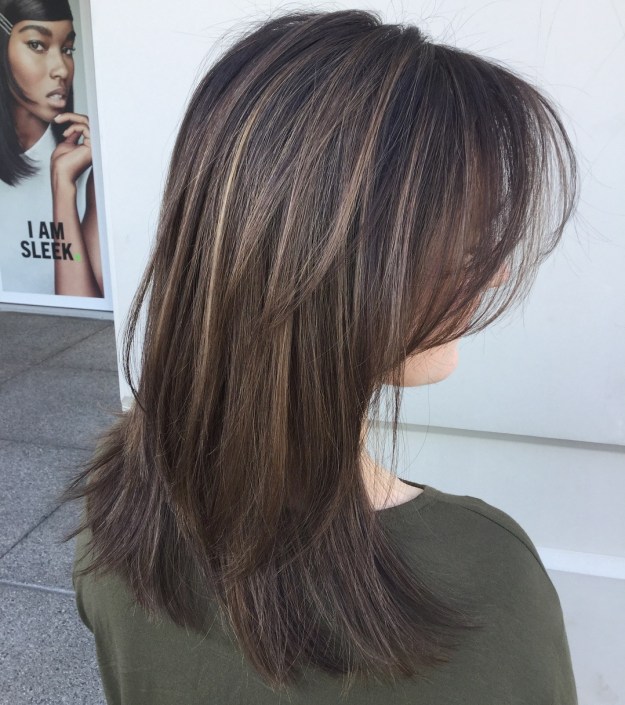Medium To Long Layered Blowout Hairstyle