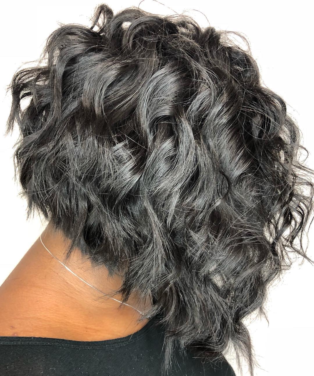 Messy Curly Bob Weave