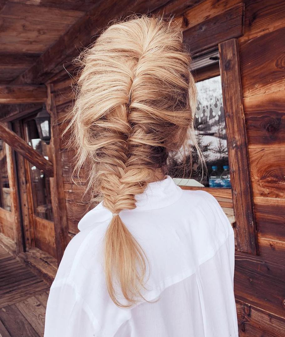 Messy French Fishtail