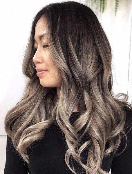 Ombre Ash Blonde Balayage