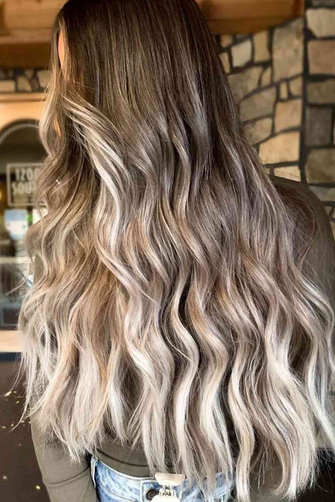 Pale Blonde Balayage