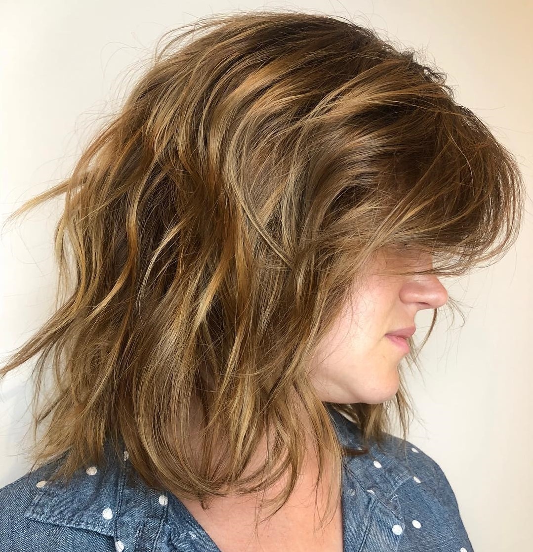 Piece-Y Shoulder-Length Bob