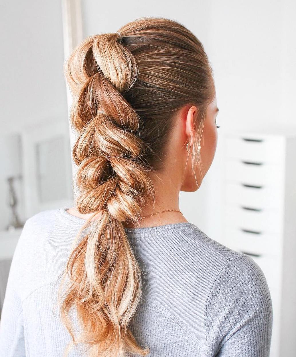 Pull Through Ponytail Braid