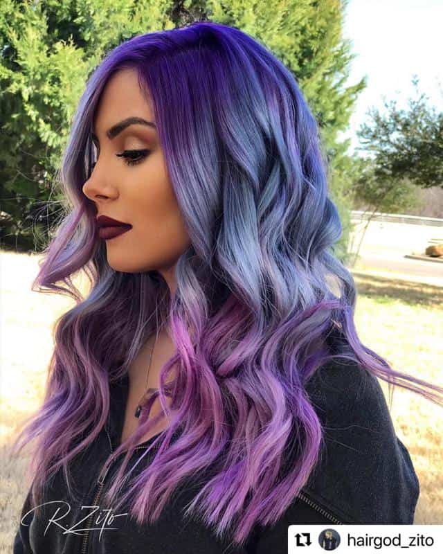 Purple Mermaid Hair 1
