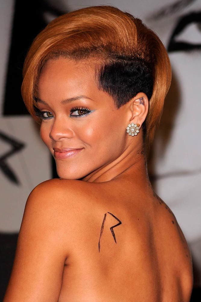 Rihanna Long Pixie With Undercut