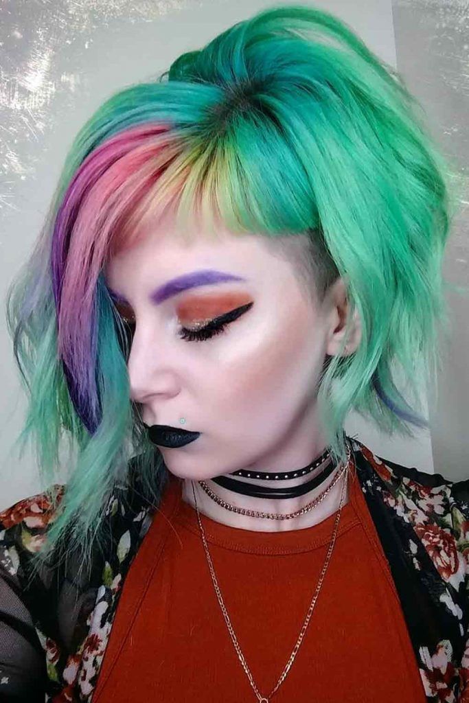 shortasymmetricalbobforcurlyhair HAIRS