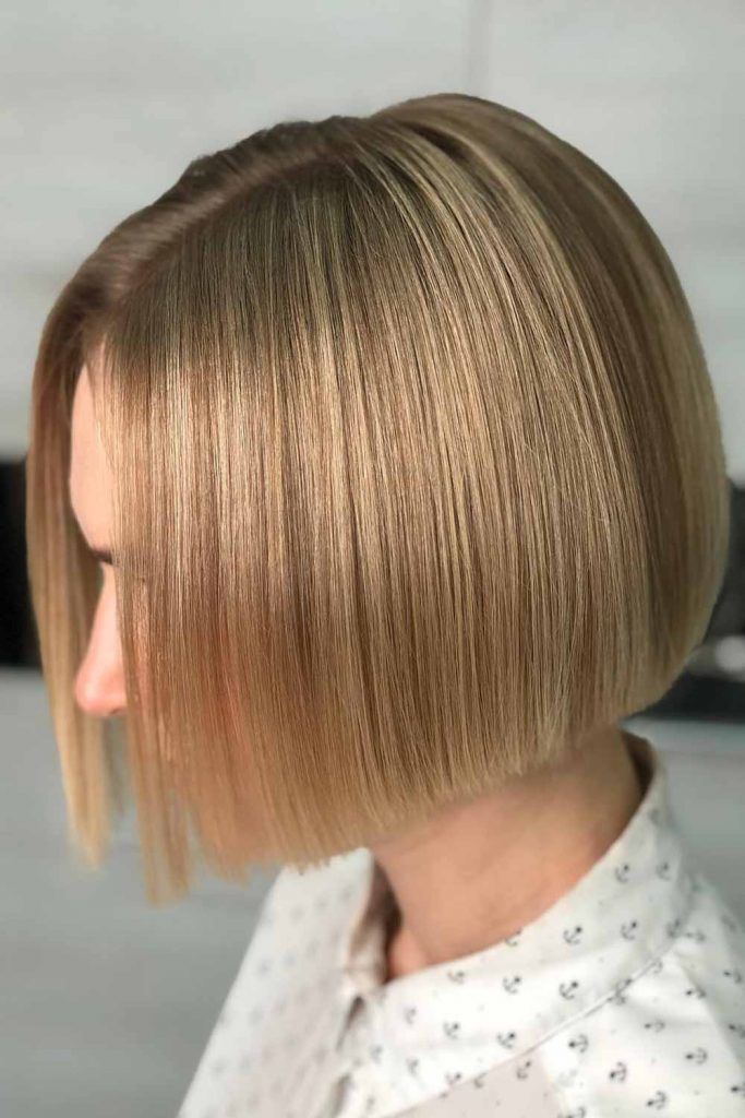 Sleek And Glossy Bob Light #bob #bobhaircuts