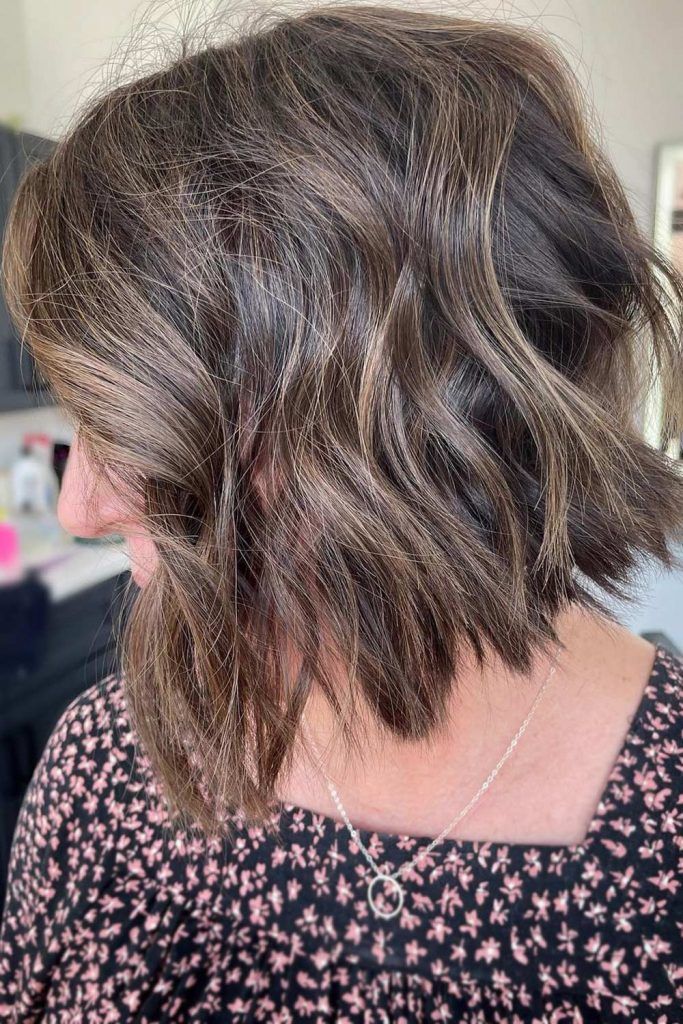 Stacked Bob With Beach Waves