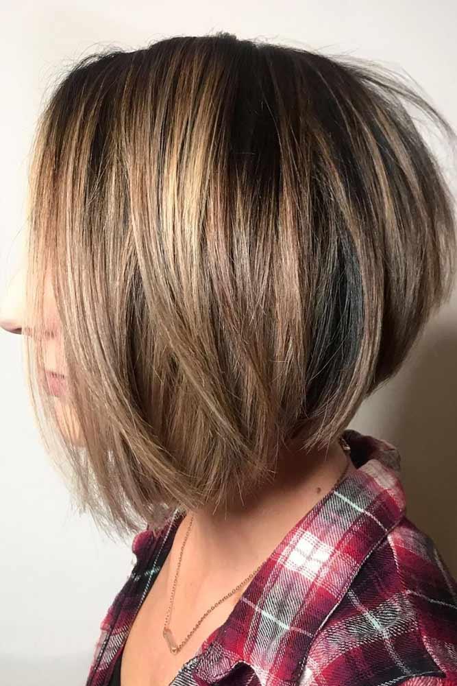 Cortes rectos populares y elegantes #bobhaircut #stackedbob #haircuts #mediumhair #straighthair
