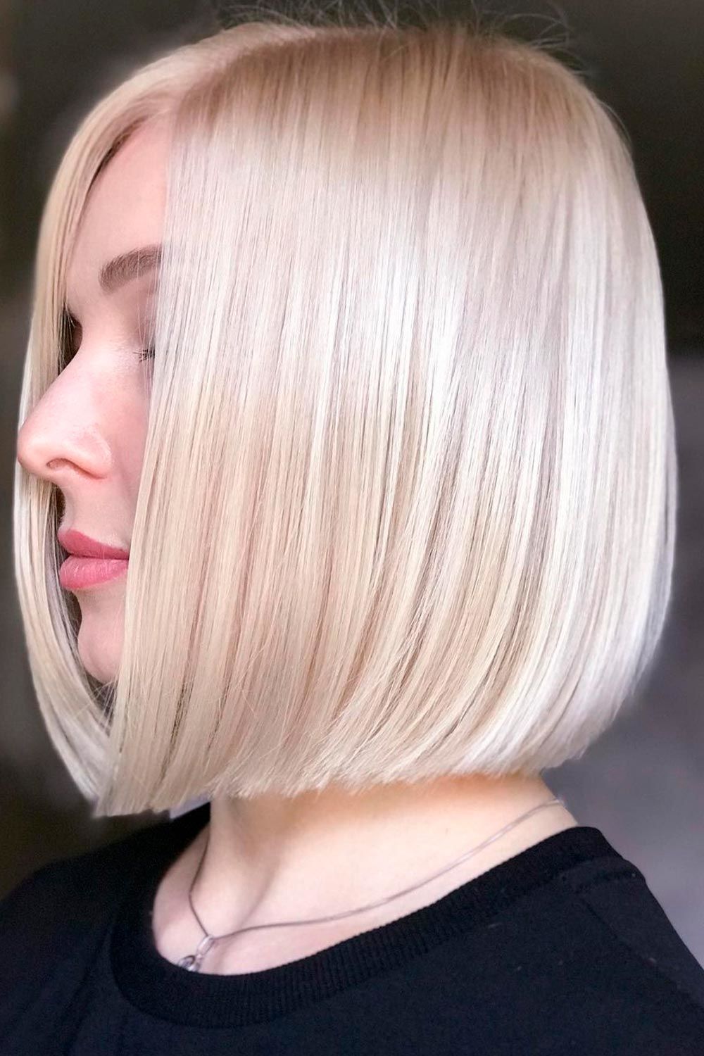 Straight Stacked Bob Cut 