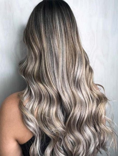 Streaky Ash Blonde