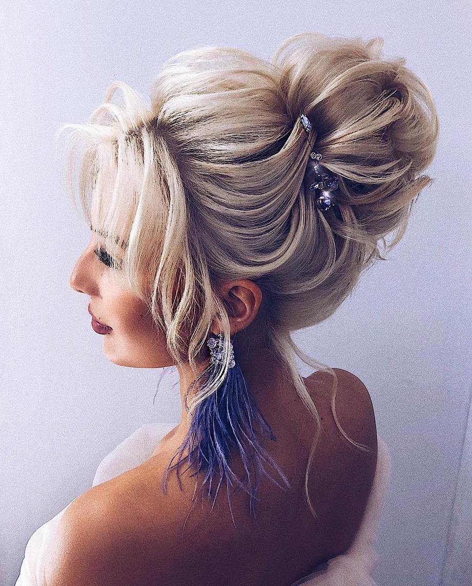 Stylish High Bun Updo