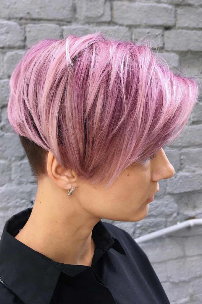 Tapered Long Pixie with An Elongated Fringe #pixie #pixiecut