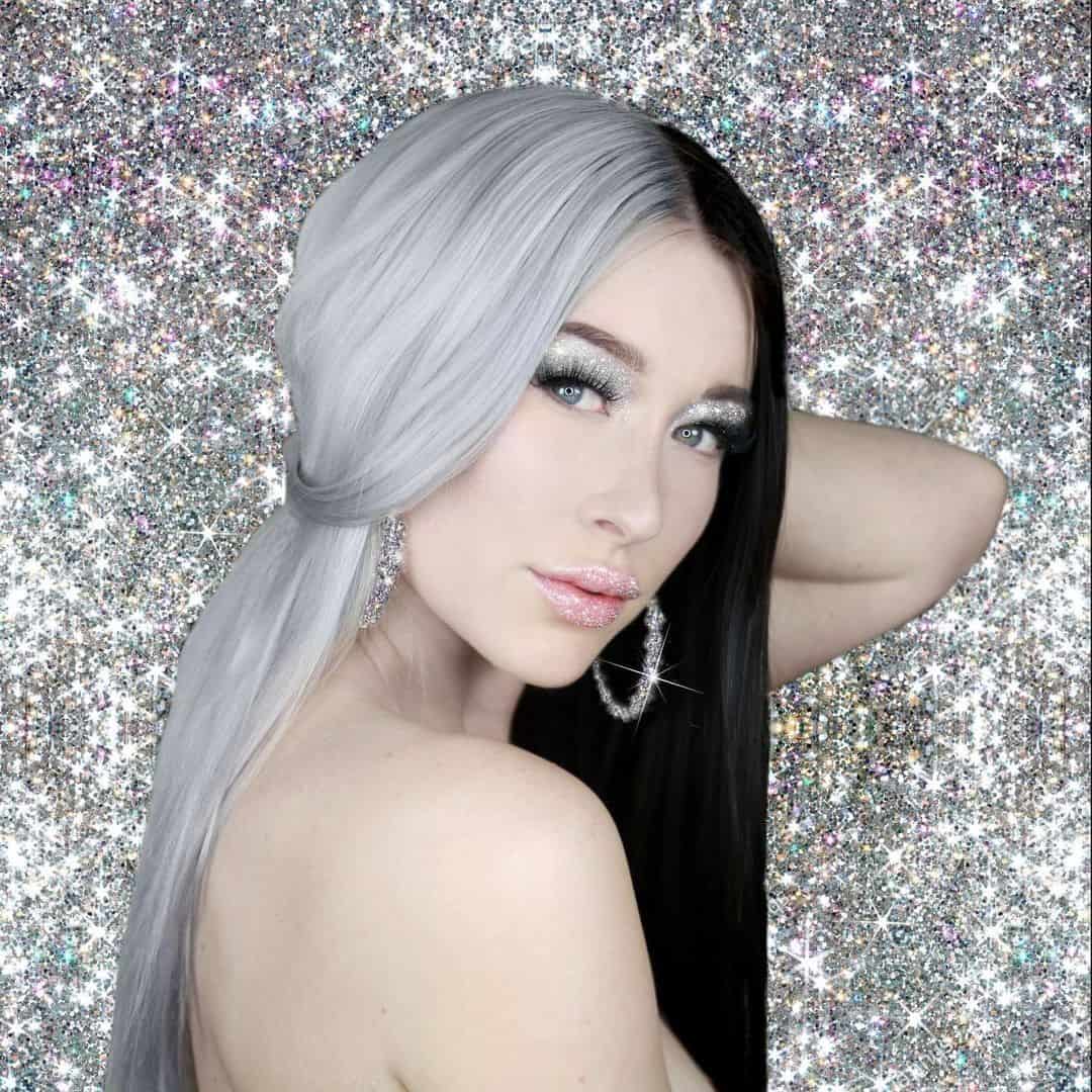 Two-Tone Silver and Black
