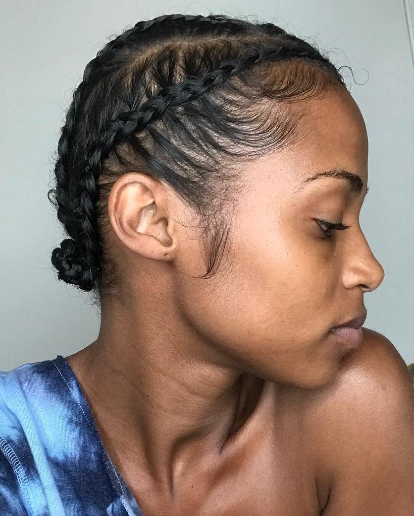 Updo With Braids For Short Thin Hair