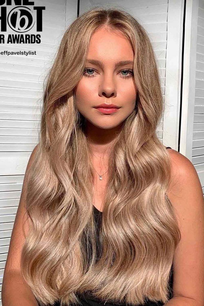 Wavy Natural Dirty Blonde Hair