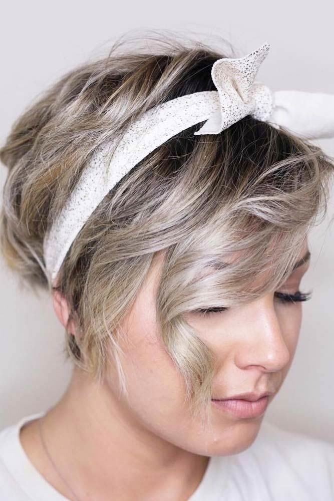 Pixie ondulado con diadema #pixiecut #haircuts