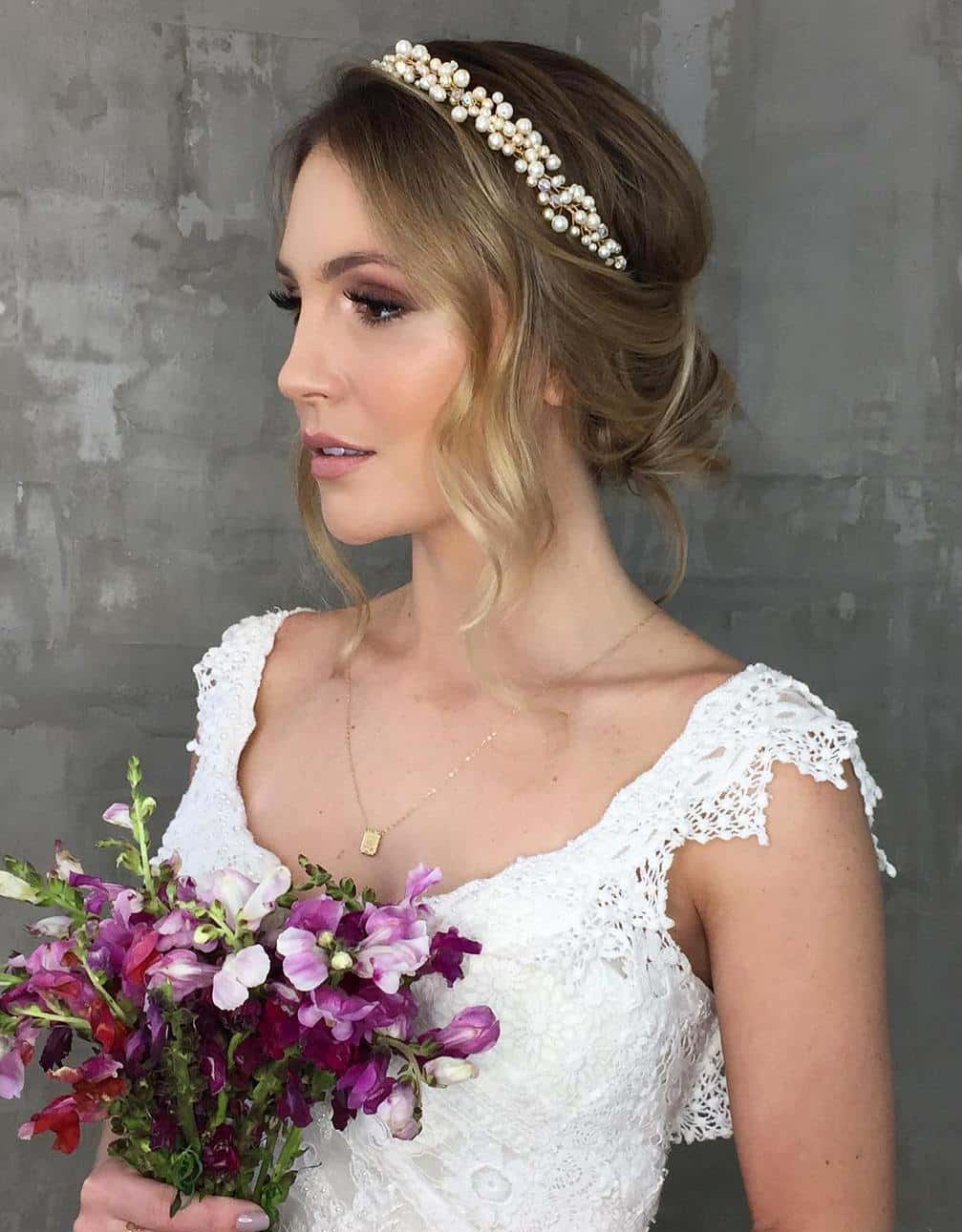 Wedding Messy Chignon Updo