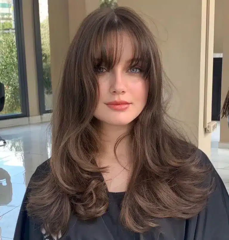 36 Instagram-Famous Ways to Rock Long Hair with Bangs in 2025