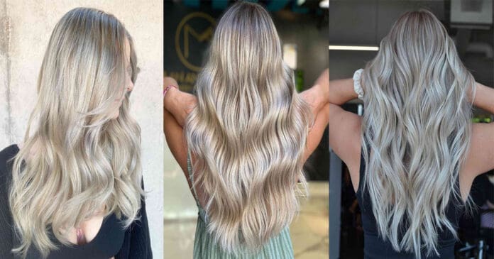 17 Stunning Platinum Blonde Balayage Hair Color Ideas