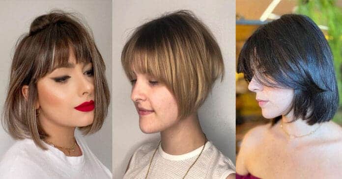 19 Chic Short Bob Haircuts with Bangs