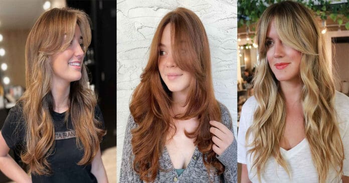 25 Gorgeous Ways to Get Curtain Bangs on Long Hair