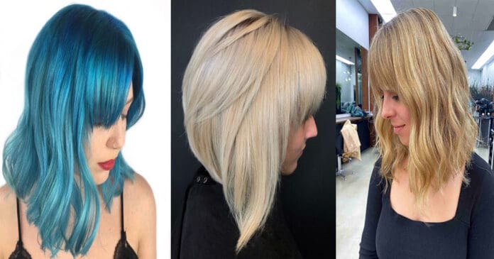 25 Latest Long Bob with Bangs + What to Consider Before Getting This