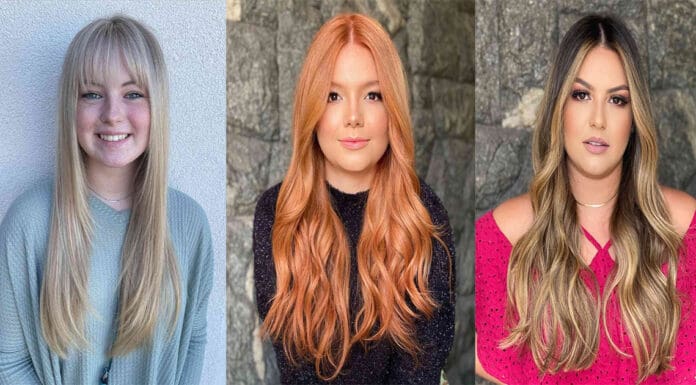 26 Most Flattering Long Hairstyles for Round Faces (2022 Trends)