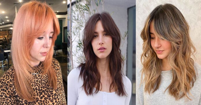 28 Coolest Shoulder-Length Hair with Curtain Bangs You’ve Gotta See