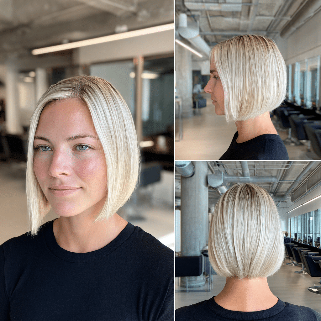 Icy Pearl Blonde Hair