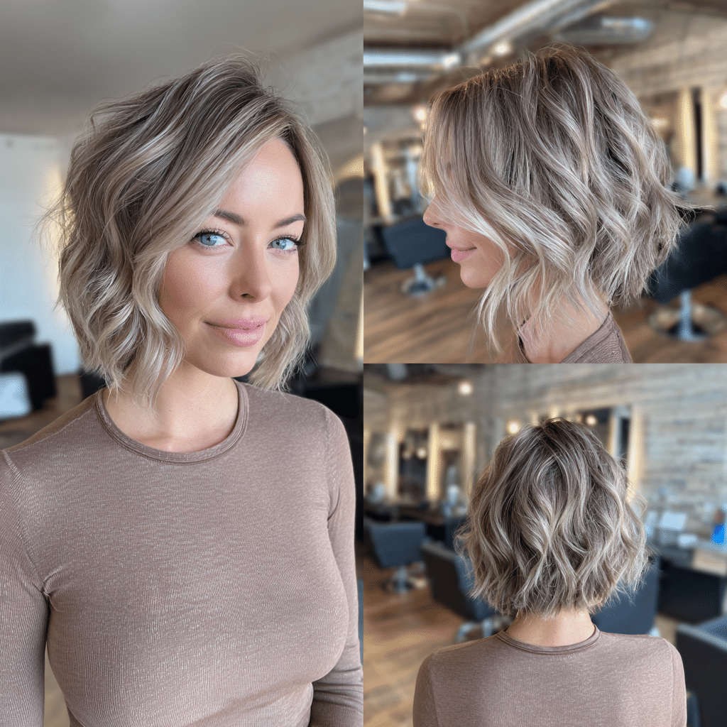 Smoky Mushroom Blonde Hair