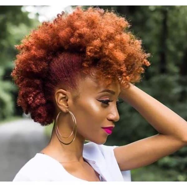 30 Protective Frohawk for Medium Curly Auburn Hair