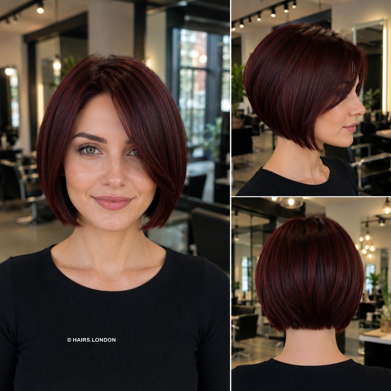 Velvet Merlot Bob Hair