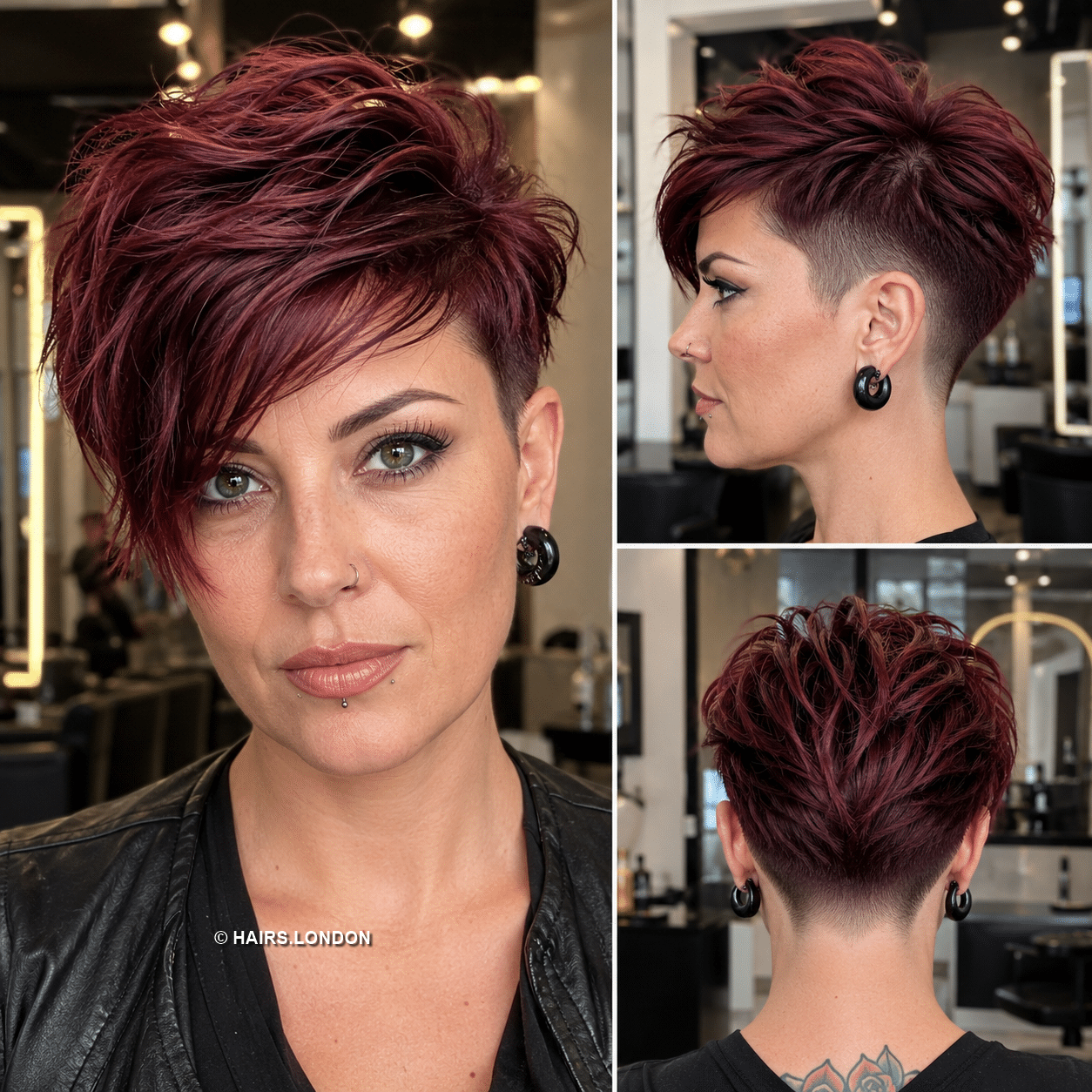 Black Cherry Rush Hair