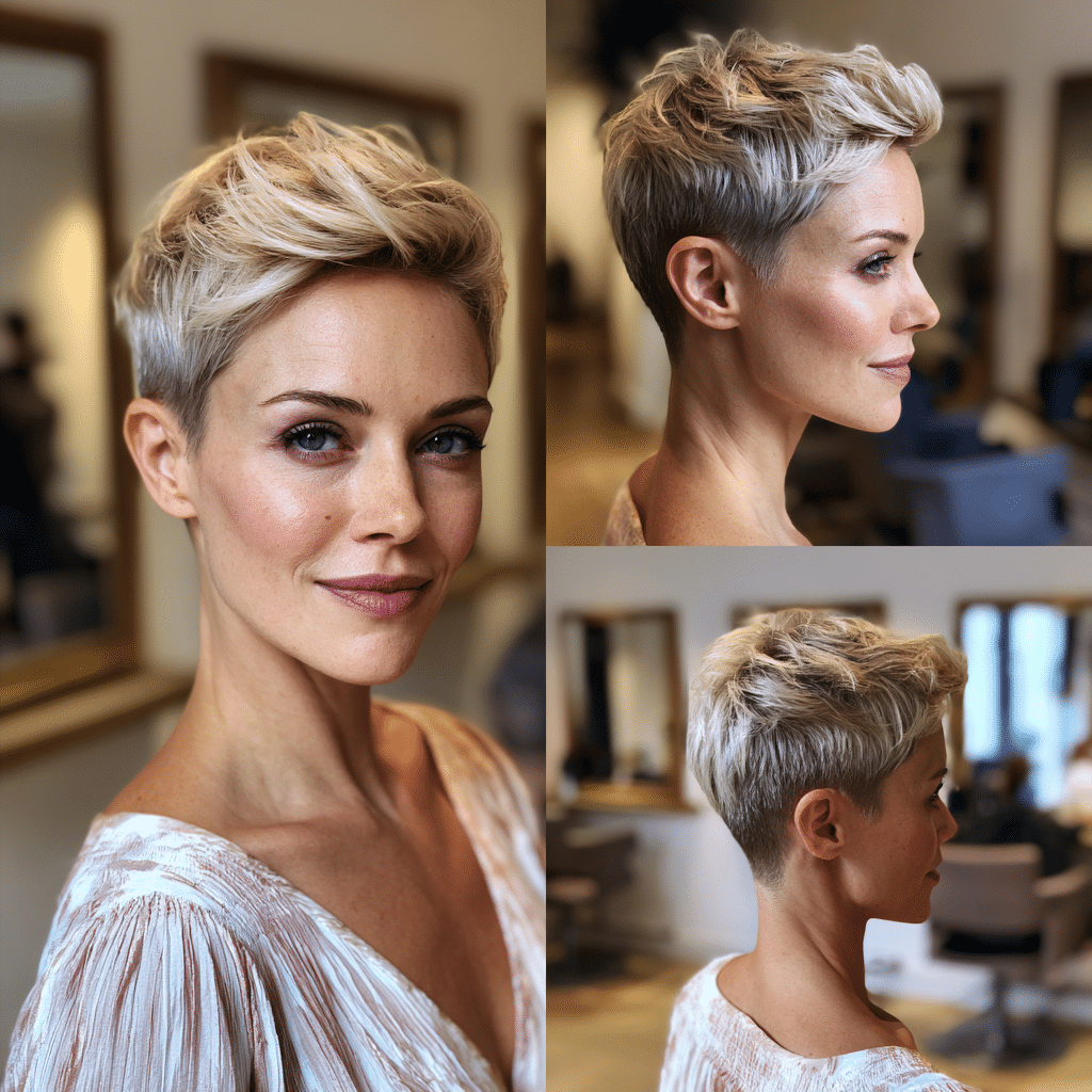 Cool Icy Platinum Blonde Hair