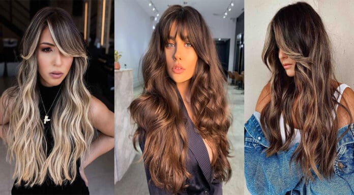 46 Cute Ways to Get Long Hair With Bangs