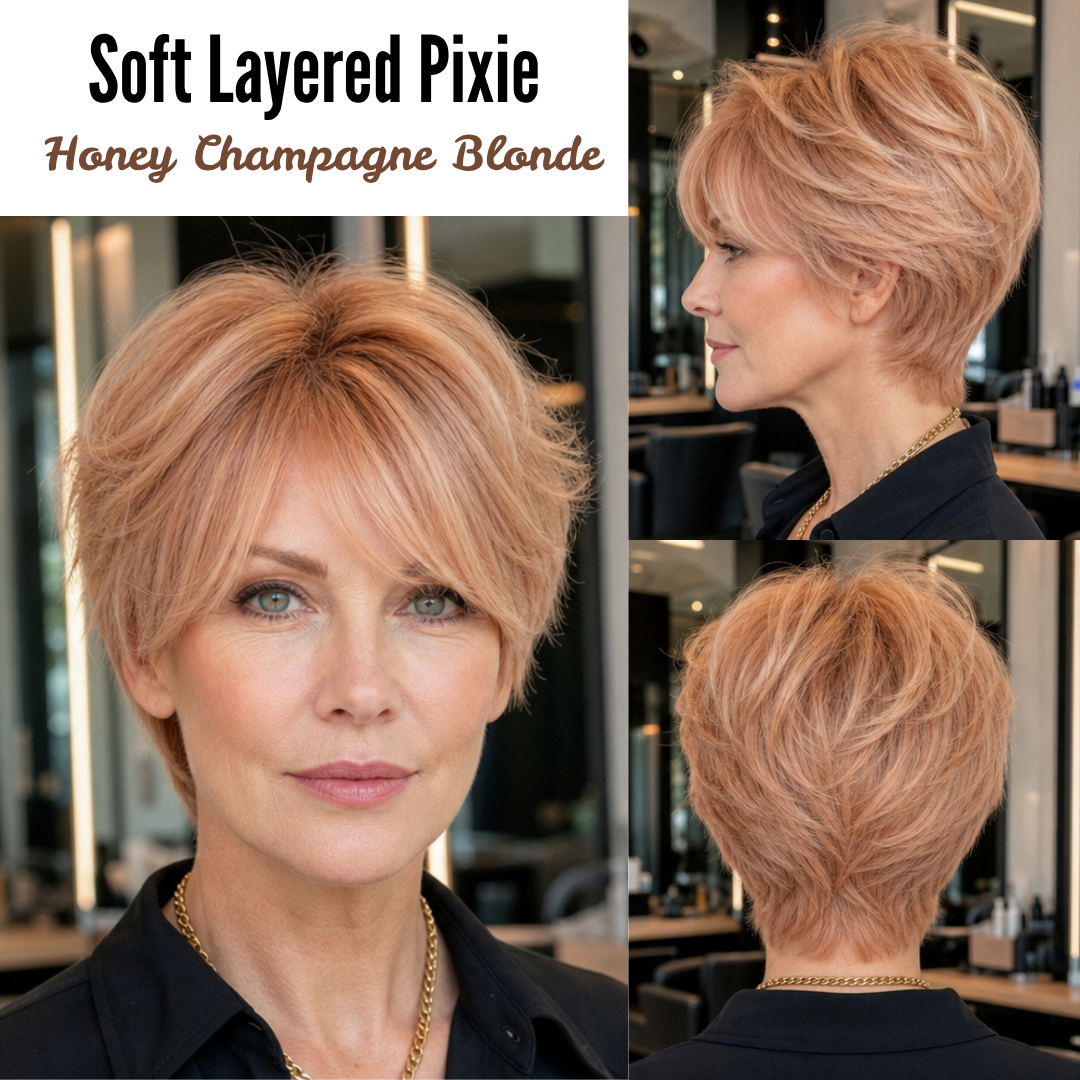 Honey Champagne Blonde Hair