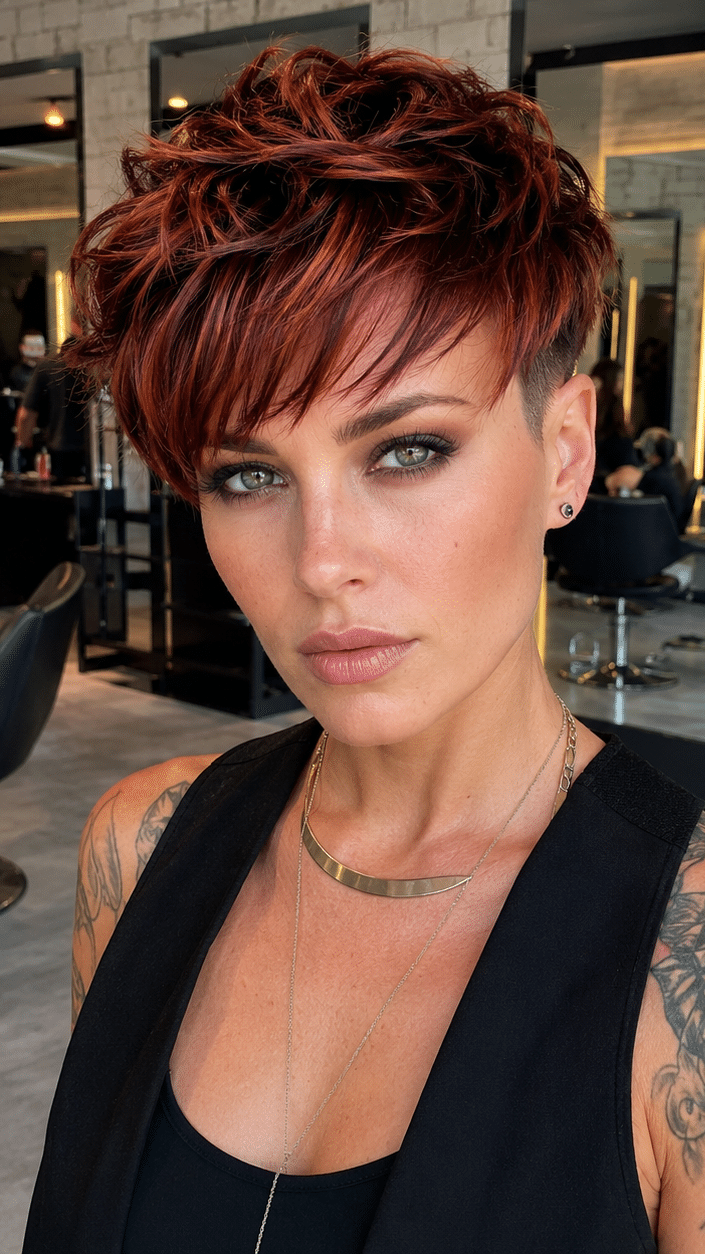 Cinnamon Copper Spice Hair