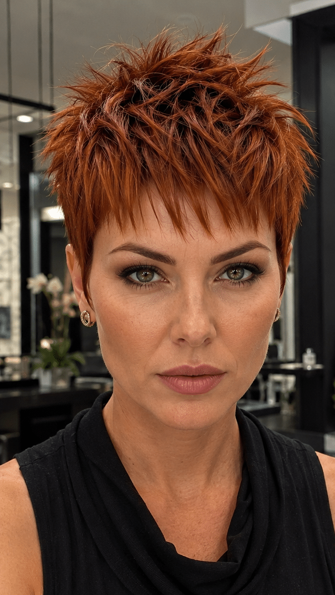 Autumn Copper Texture Hair