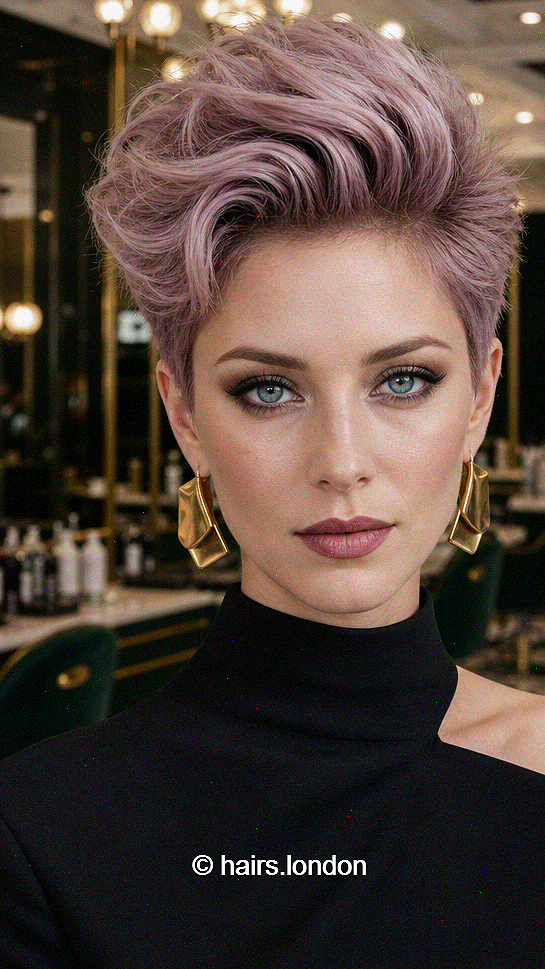 52 Long Pixie Cuts for Thin Hair to Boost Volume Dusty Rose Lavender Hair